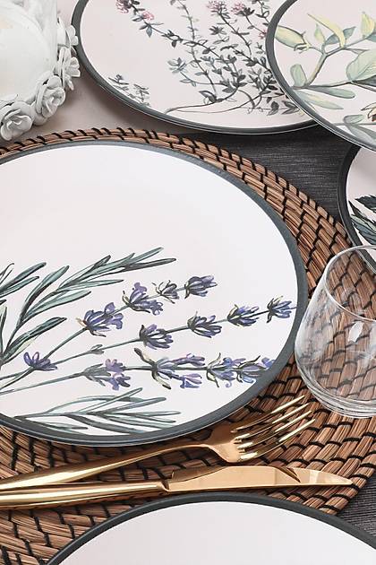 Keraart iek Bahesi Servis Taba 25 Cm 6 Adet - 18938-39-40-41-42-43