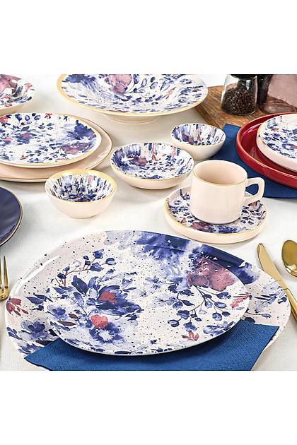 Blue Organik Servis Taba 26 Cm