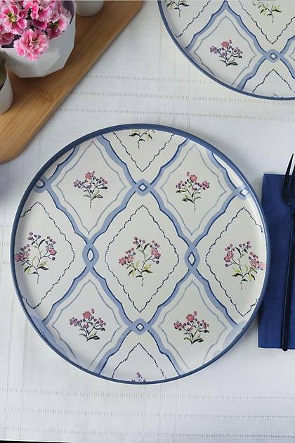 Floral Waves Nordic Servis Taba 28 Cm 6 Adet 22668
