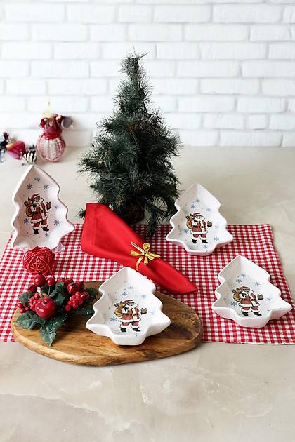 Ylba Noel Baba Kayk erezlik 17 Cm 4 Adet 23769