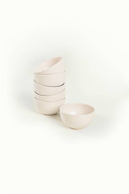 Bulut Mat Beyaz erezlik/Sosluk 8 Cm 6 Adet