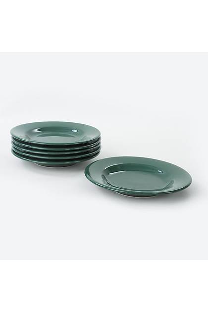 Yeil Linda Yemek Taba 21 Cm 6 Adet