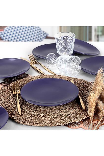 Mor Ege Pasta Taba 20 Cm 6 Adet - 499