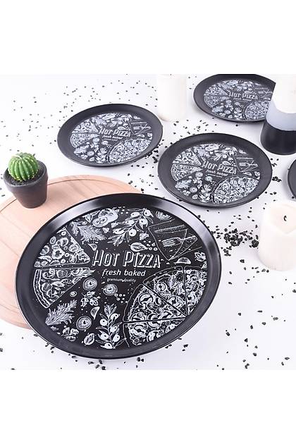 Vintage House Pizza Takm 5 Para 4 Kiilik