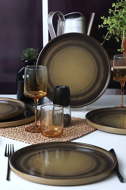Keraart Vintage Vibe Stackable Servis Taba 27 Cm 6 Adet 21781