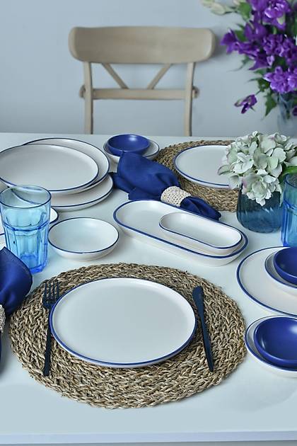 Line Blue Kahvalt Takm 18 Para 6 Kiilik 20004