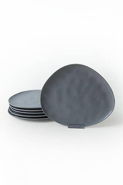 Mat Gri Trior Servis Taba 30 Cm 6 Adet 647