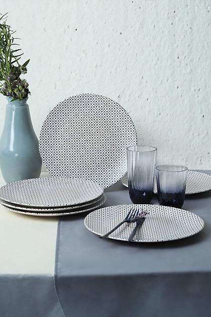 Keraart Blue Plaza Servis Taba 26 Cm 6 Adet 17928