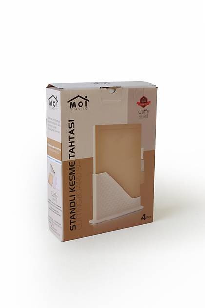 Standl� Kesme Tahtas� Seti 4 par�a - Krem