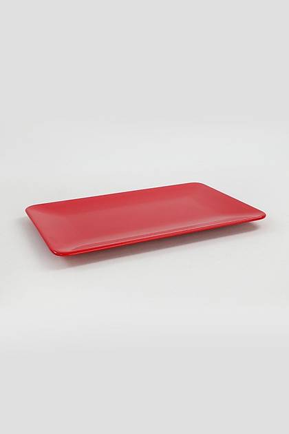 Krmz Siera Kayk Tabak 31 Cm 2 Adet