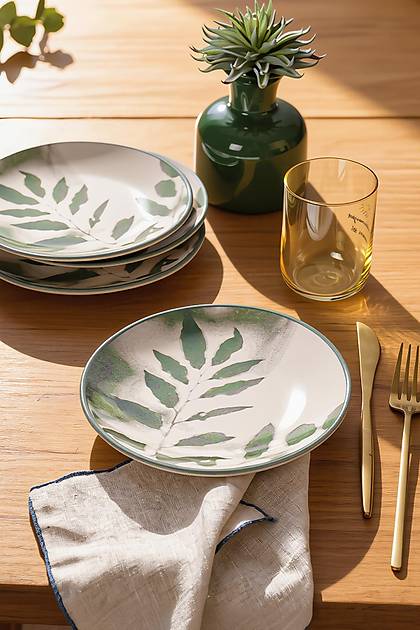Botanical Grace Pasta Taba�� 20 Cm 4 Adet 23447