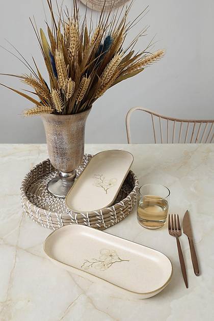 Taupe Bloom Noyan Kayk Tabak 26 cm 2 Adet 22519