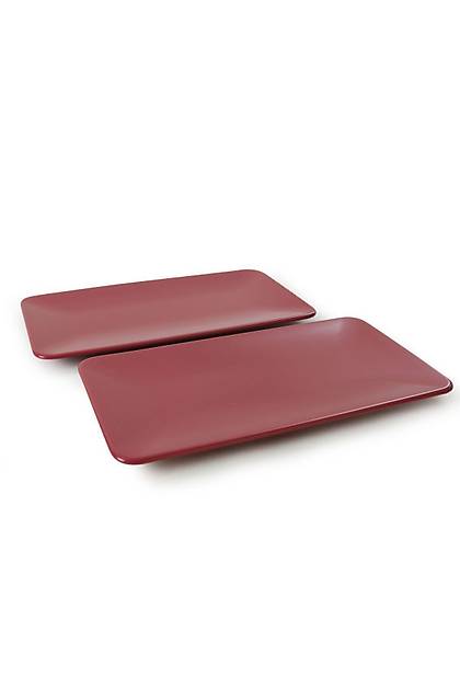 Mat Carmen Krmz Siera Kayk Tabak 33 Cm 2 Adet 521