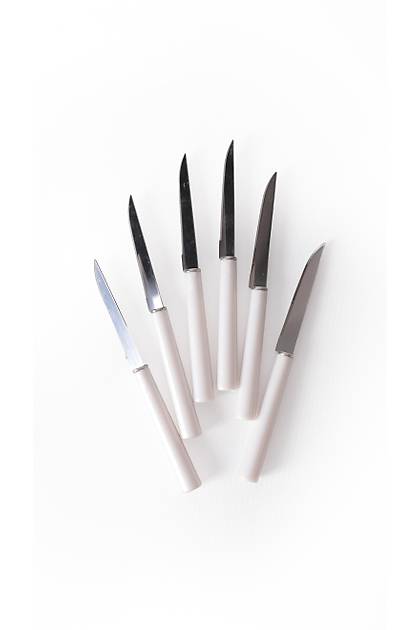 Fru�t Kn�fe Beyaz B��ak Seti 6 Par�a