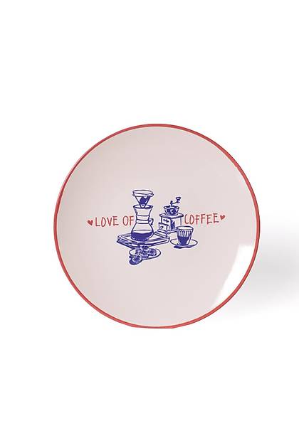 Love Of Coffee Pasta Taba�� 20 Cm 4 Adet 23455