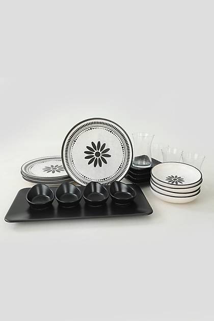 Keraart Black Rose Kahvalt Takm 21 Para 4 Kiilik
