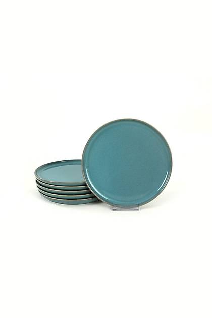 Nordic Blue Granit Pasta Taba 22 Cm 6 Adet
