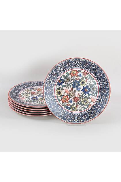 Flower Garden Servis Taba 26 Cm 6 Adet - 19829