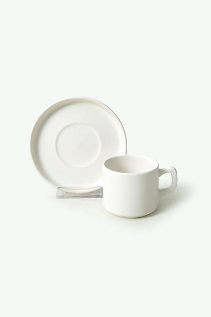 Mat Beyaz Stackable Yemek/Kahvalt Takm 20 Para 4 Kiilik