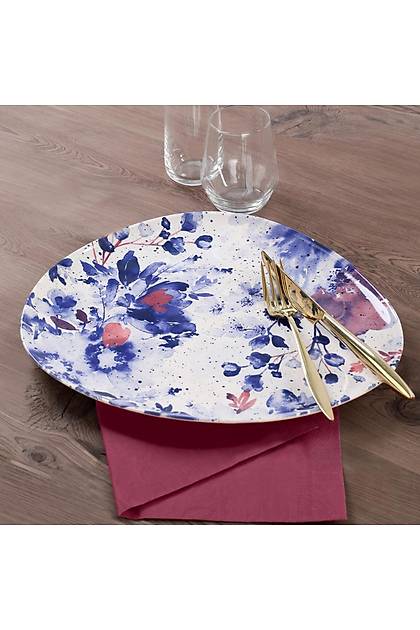 Keraart Mimoza Red Trior Servis Taba 30 Cm 6 Adet