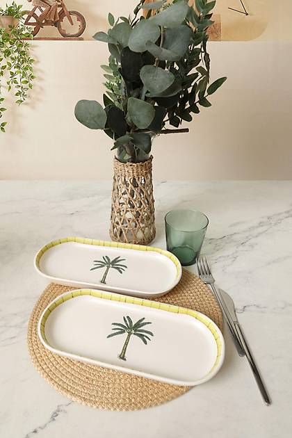 Palmiye Noyan Kayk Tabak 26 cm 2 Adet 22642