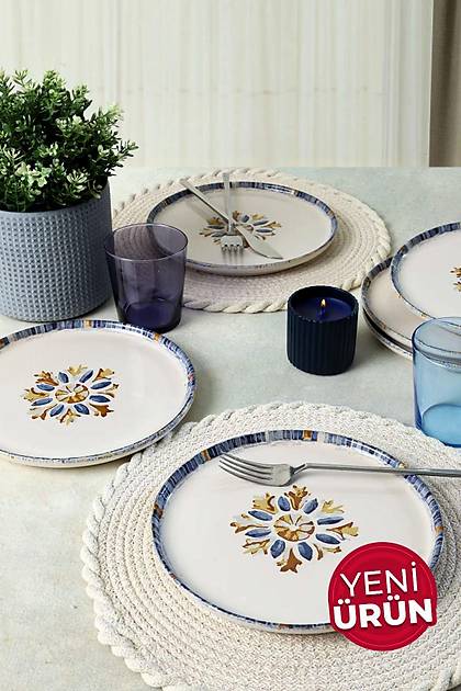 Sapphire  Nordc Pasta Taba 22 Cm 6 Adet 22746