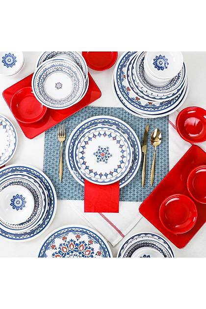 Tile Yemek/Kahvalt Takm 6 Kiilik 32 Para