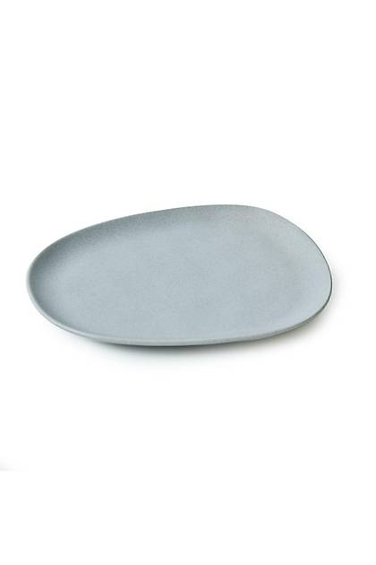 Artistik Mat Gri Tetra Servis Taba 30 Cm 6 Adet 647