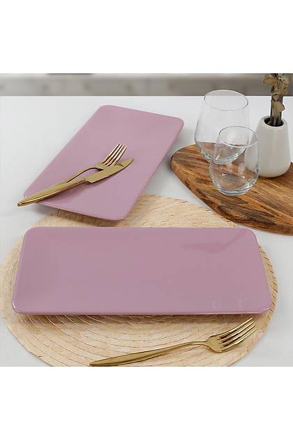 Violet Siera Kayk Tabak 33 Cm 2 Adet