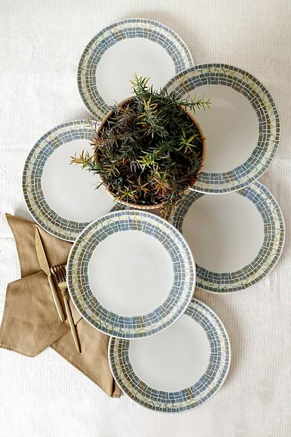 Mosaica Stoneware Pergamon Servis Taba 27 Cm 6 Adet 22825