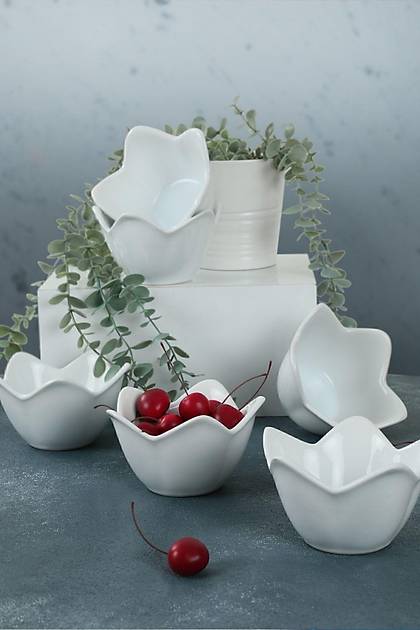 Beyaz Zambak erezlik 12 Cm 6 Adet