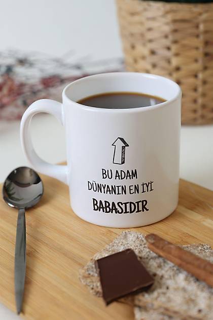 Keraart Bu Adam  Silindir Kupa 10 Cm