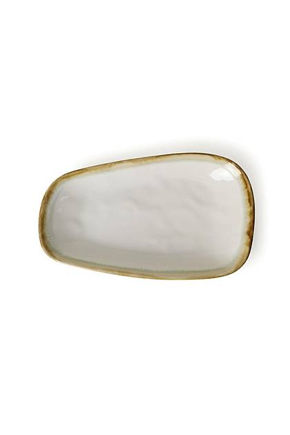 Shizen Mavi / Krem Tetra Kayk Tabak 28 Cm 2 Adet Q39-Q44