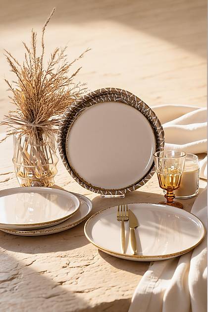 Straw Nordic Servis Taba�� 26 Cm 4 Adet