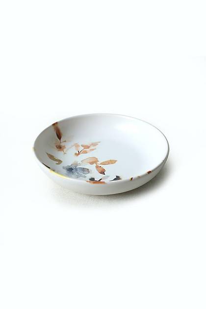 Keraart Brown Flowers Nordic Yemek Takm 24 Para 6 Kiilik 21431-32-33-93