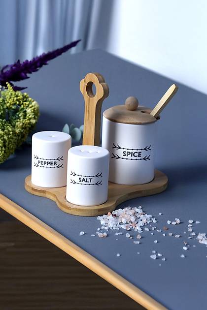 Bambu Standl 3 Para Baharat Seti Tutku 1421