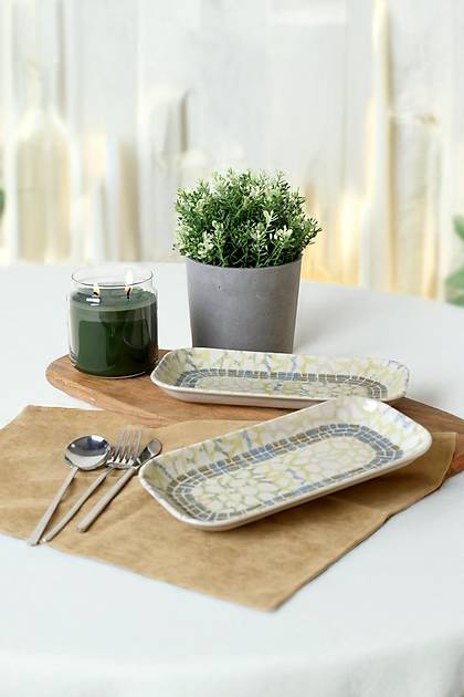 Mosaica Stoneware Pergamon Kayk Tabak 28 Cm 2 Adet 22824