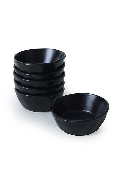 Mat Siyah Kristal erezlik / Sosluk 12 Cm 6 Adet 956