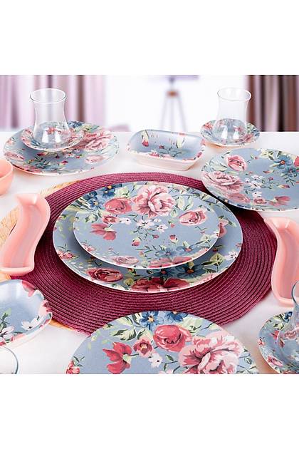 Rose Blue Kahvalt Takm 19 Para 4 Kiilik - 18715