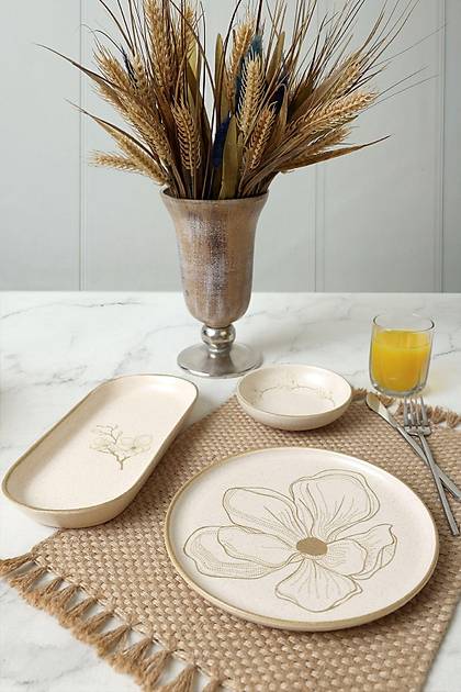 Taupe Bloom Kahvalt Takm 12 Para 6 Kiilik 22519-28-29
