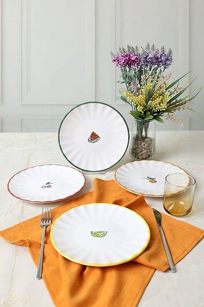 Fruit Feast Sirius Pasta Taba 22 Cm 4 Adet 23108-11