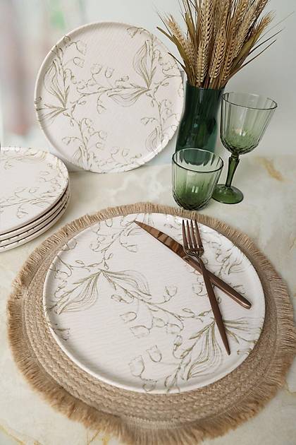 Soft Flora Nordic Servis Taba 28 Cm 6 Adet 22980