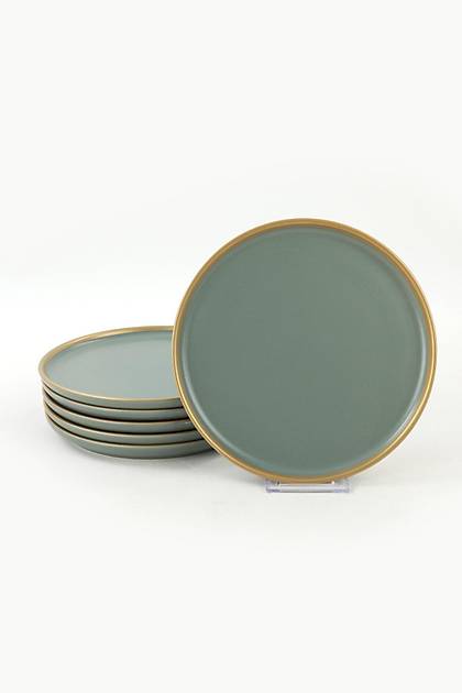 Nordic Gold Mat Yeil Pasta Taba 22 Cm 6 Adet - 322