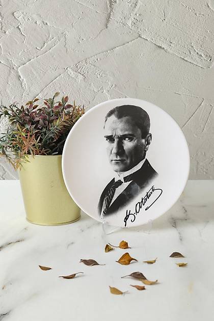 Atat�rk Portre Hediyelik/Dekoratif Tabak - 18241