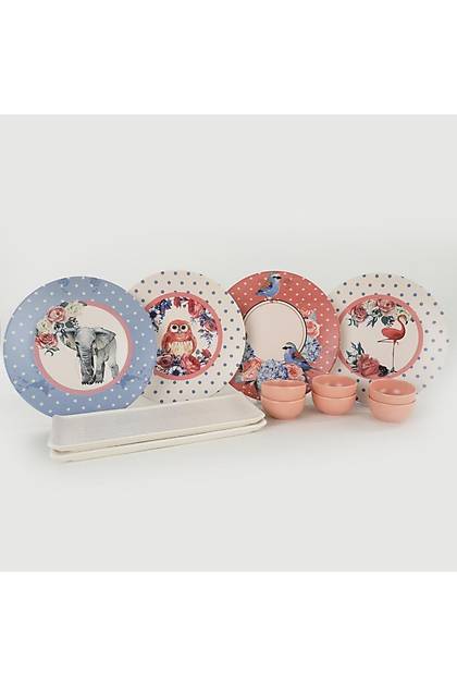 Vintage Kitchen Kahvalt Takm 12 Para 4 Kiilik
