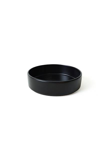 Mat Siyah Stackable Sunum Kasesi 21 Cm 2 Adet 956