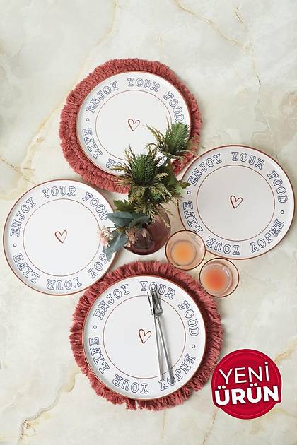 Enjoy Your Food Nordic Servis Taba 28 cm 4 Adet 22973