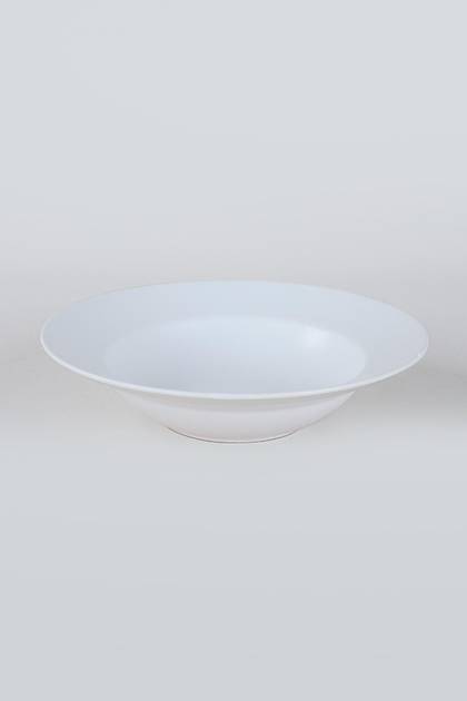 Mat Beyaz Delta Makarna Taba 26 Cm