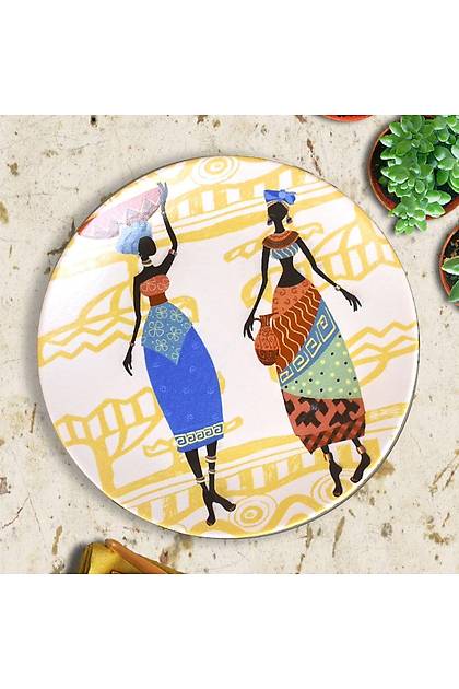 Afrikal Kadnlar Ege Pasta Taba 6 Adet 20 Cm - 18105
