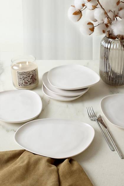 Mat Beyaz Tetra Pasta Taba 23 Cm 6 Adet